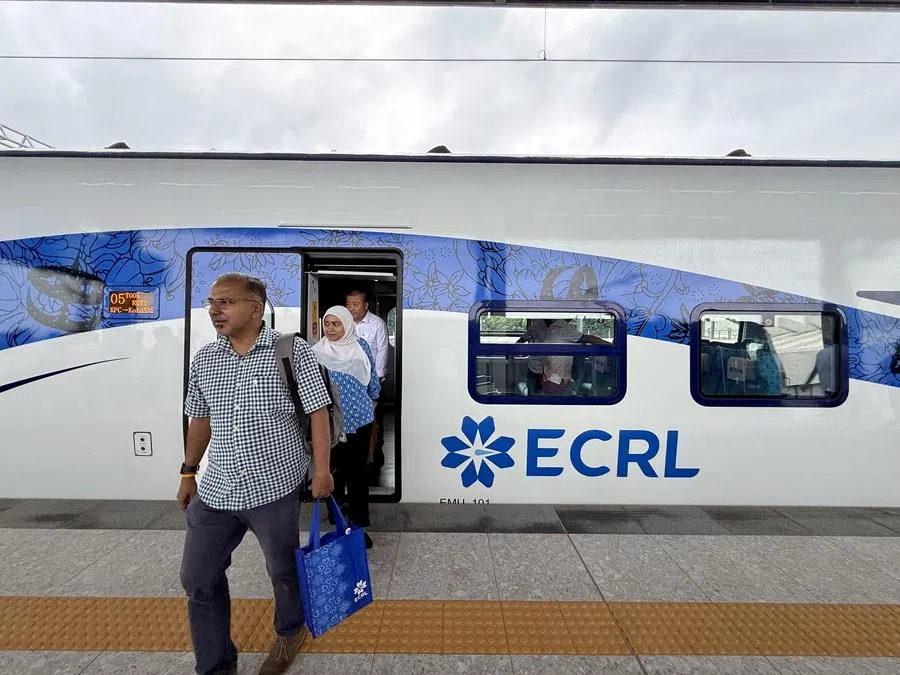 The East Coast Rail Link (ECRL) linking Kuala Lumpur to the east coast towns of Kuantan, Kuala Terengganu and Kota Bharu is set to provide a modern connection between the two halves of Peninsular Malaysia. (SPH Media)