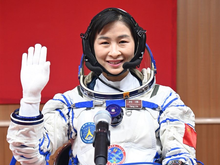 Liu Yang is China's first female astronaut in space, and a prominent member of the Shenzhou-14 crew. (CNS)