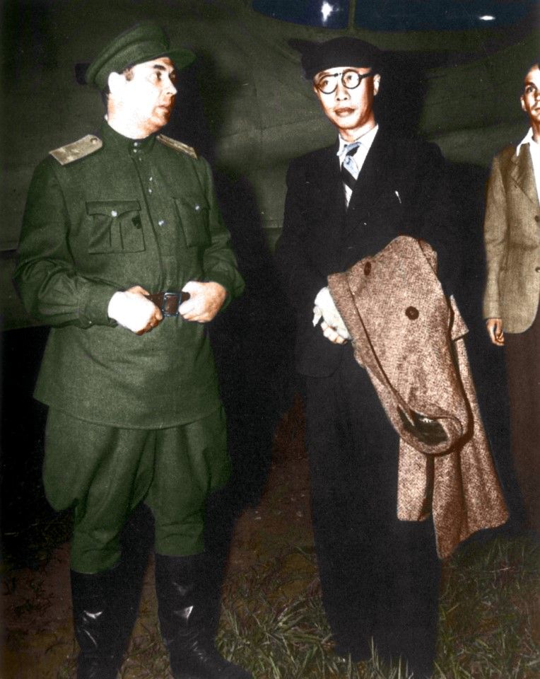 In 1946, Aisin Gioro Pu Yi was escorted by a Red Army general to give evidence at a war crimes tribunal in Tokyo, where he admitted that Manchukuo was a puppet of the Japanese empire. A few years later, Pu Yi was transferred by the Soviets to the government of the People's Republic of China, serving ten years in prison. In 1987, Hollywood produced the film The Last Emperor based on his life.