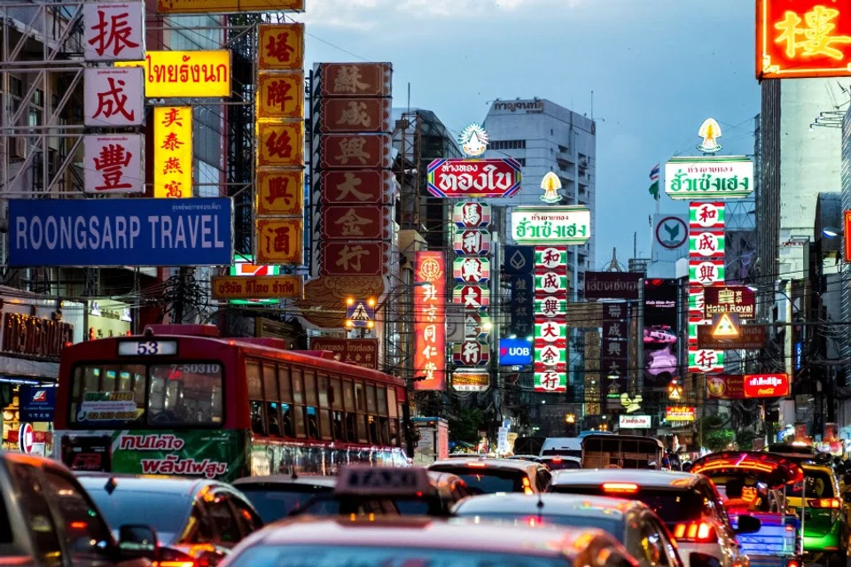 Traffic jam at Bangkok's Chinatown, one of the top tourist attraction spots as Thailand is expecting arrivals of Chinese tourists after China reopens its borders amid the coronavirus (COVID-19) pandemic, in Bangkok, Thailand, 6 January 2023. (Athit Perawongmetha/Reuters)