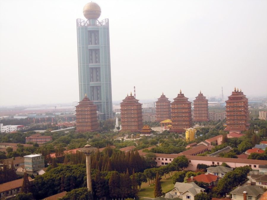 The Hanging Village of Huaxi, or Longxi International Hotel, 2011. (SPH)