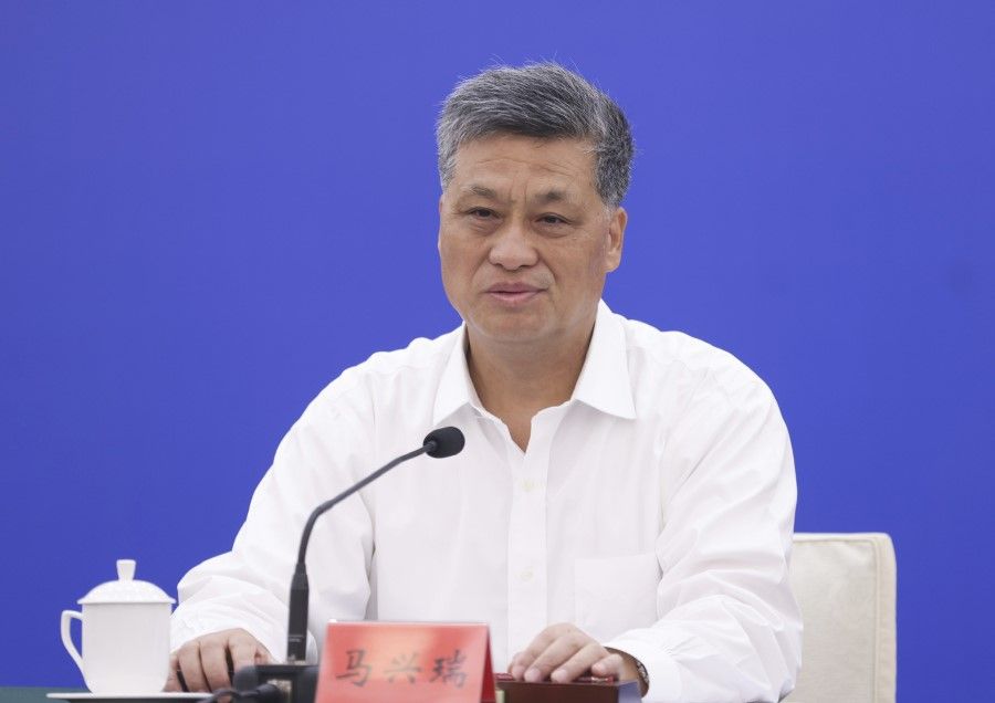Xinjiang party secretary Ma Xingrui. (CNS)