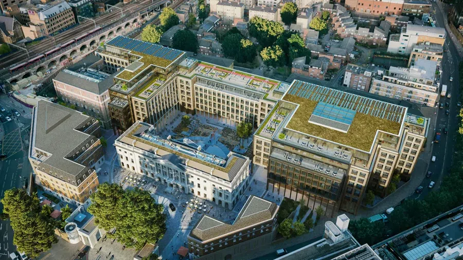 An artist's impression of the proposed new Chinese embassy in London. (Internet)