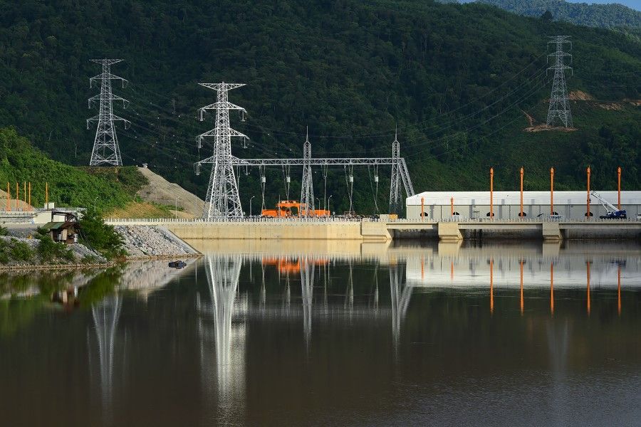 Xayaburi dam in northern Laos. (CK Power/Handout)