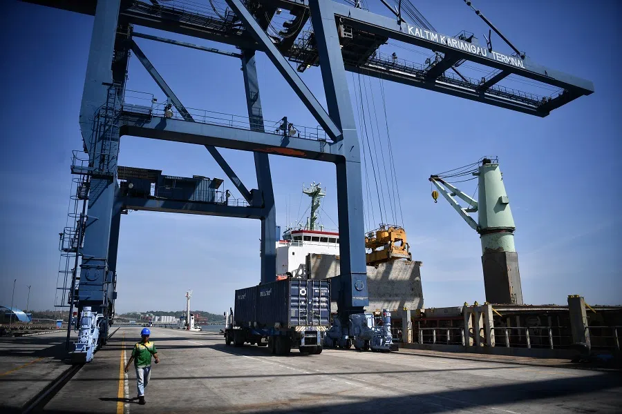 Kaltim Kariangau container terminal in Balikpapan, one of two largest cities in East Kalimantan, Indonesia, which is equipped with international-standard facilities to handle direct overseas shipments. (SPH Media)