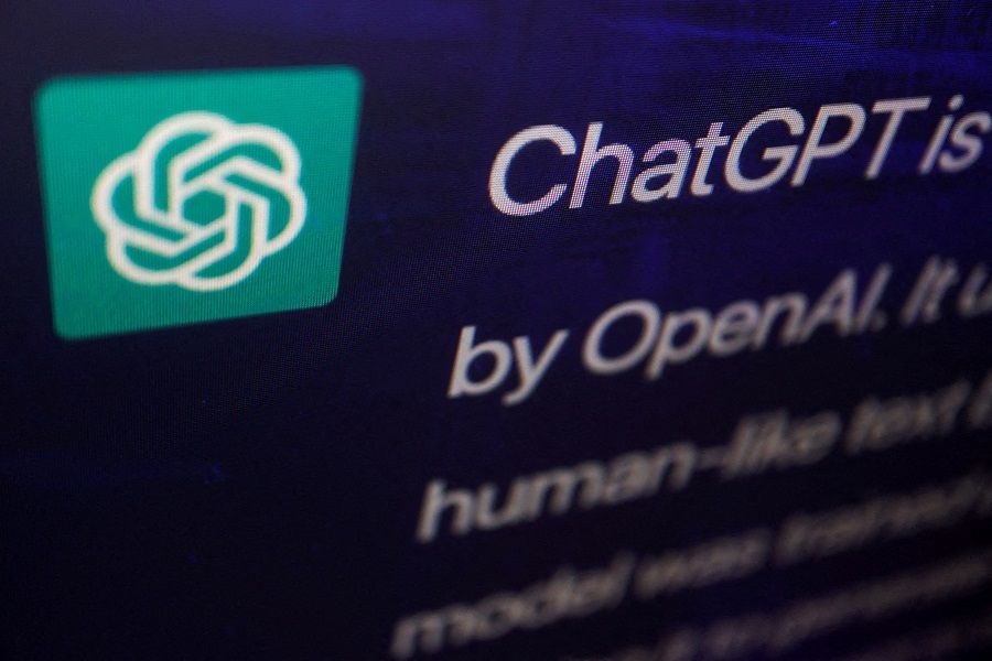 A response by ChatGPT, an AI chatbot developed by OpenAI, is seen on its website in this illustration picture taken on 9 February 2023. (Florence Lo/Reuters)