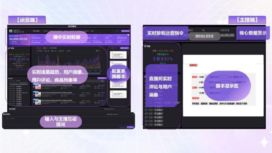 Moli Group’s platform allows real-time feedback to live-streamers on sales data. (Photo provided by interviewee)