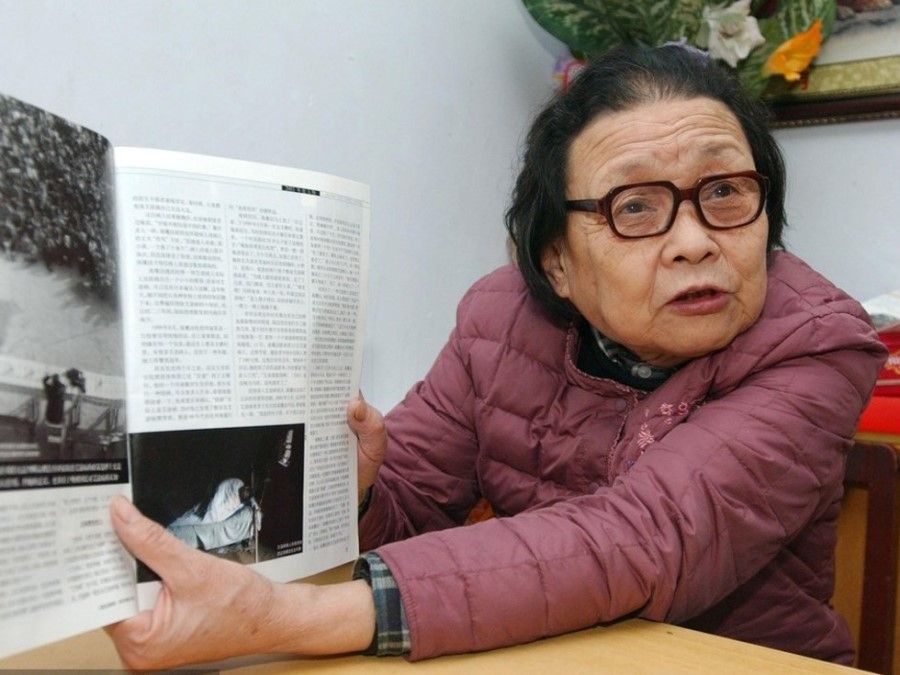 Gao Yaojie investigated the AIDS situation in Henan. She now lives in the US. (Internet)