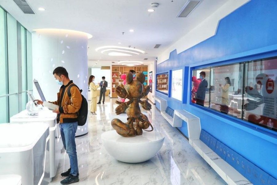 The Centre for Hong Kong and Macau Youth Innovation and Entrepreneurship has an occupancy rate of 90%. (Internet)