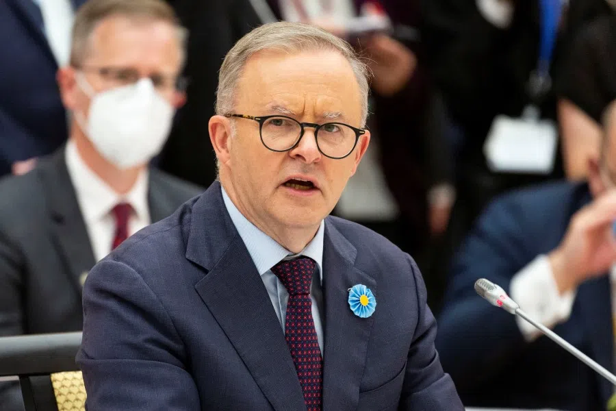 Australian Prime Minister Anthony Albanese attends the Quad leaders' summit, in Tokyo, Japan, 24 May 2022. (Yuichi Yamazaki/Pool via Reuters)
