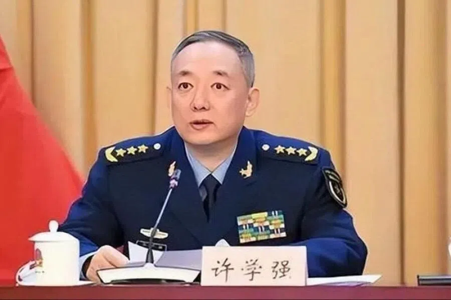 Xu Xueqiang is one of the six senior PLA officers purged.