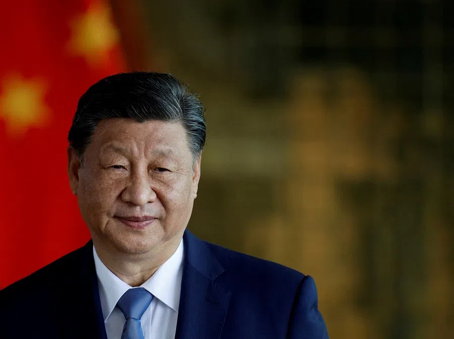 China’s President Xi Jinping attends a meeting with Brazil’s President Luiz Inacio Lula da Silva, in Brasilia, Brazil on 20 November 2024. (Adriano Machado/Reuters)