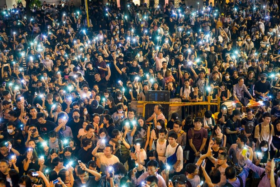 Hong Kongers protest a controversial bill, August 2019. Prof Cheng notes that since the May Fourth Movement in 1919, people often have to choose sides in political tussles. (AFP)