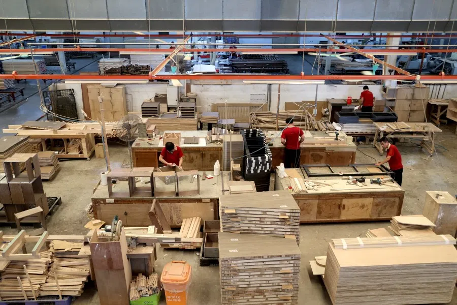 Falcon Incorporation is a high-end furniture maker that entered Vietnam in 2003, with two factories near Hanoi and around 1,500 employees. (SPH Media)