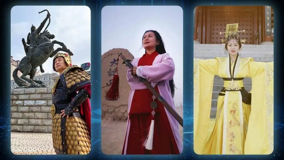Tourism heads in China have been dressing up to attract tourists to their regions. (SPH Media)