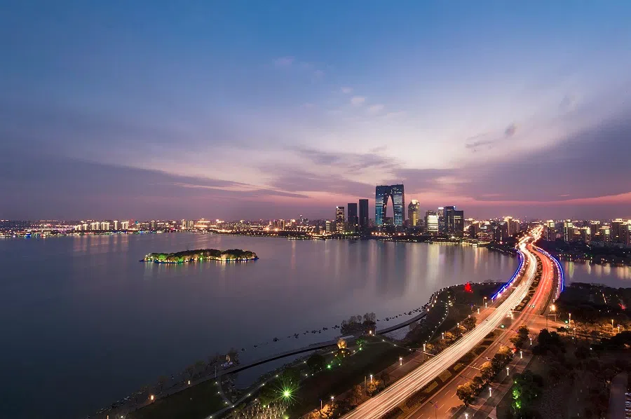 The Suzhou Industrial Park has seen great development since it was started in 1994. (Suzhou Industrial Park Administrative Committee)