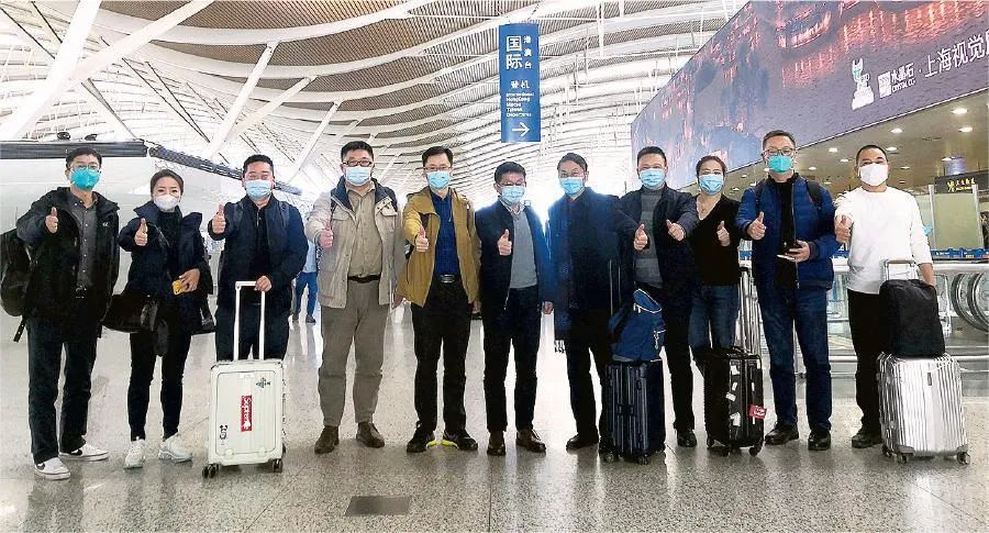 A trade delegation from Ningbo, Zhejiang, setting off in December 2022. (Internet)