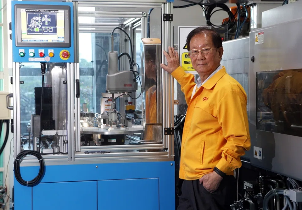 Yao Hsiao Tung at a Hi-P facility in 2018. (SPH Media)