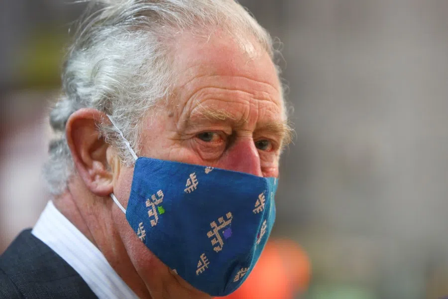 Britain's Prince Charles visits Royal Mail's Delivery Office in Cirencester, Britain, 18 December 2020. Prince Charles proposed the Great Reset at the World Economic Forum in January 2020. (Geoff Caddick/Pool via REUTERS)