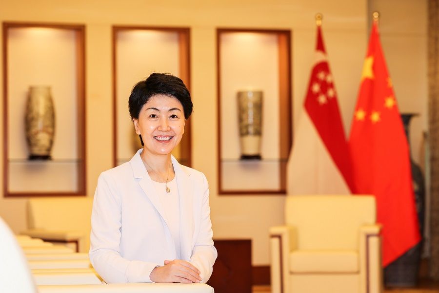 Chinese ambassador to Singapore Sun Haiyan. (SPH Media)