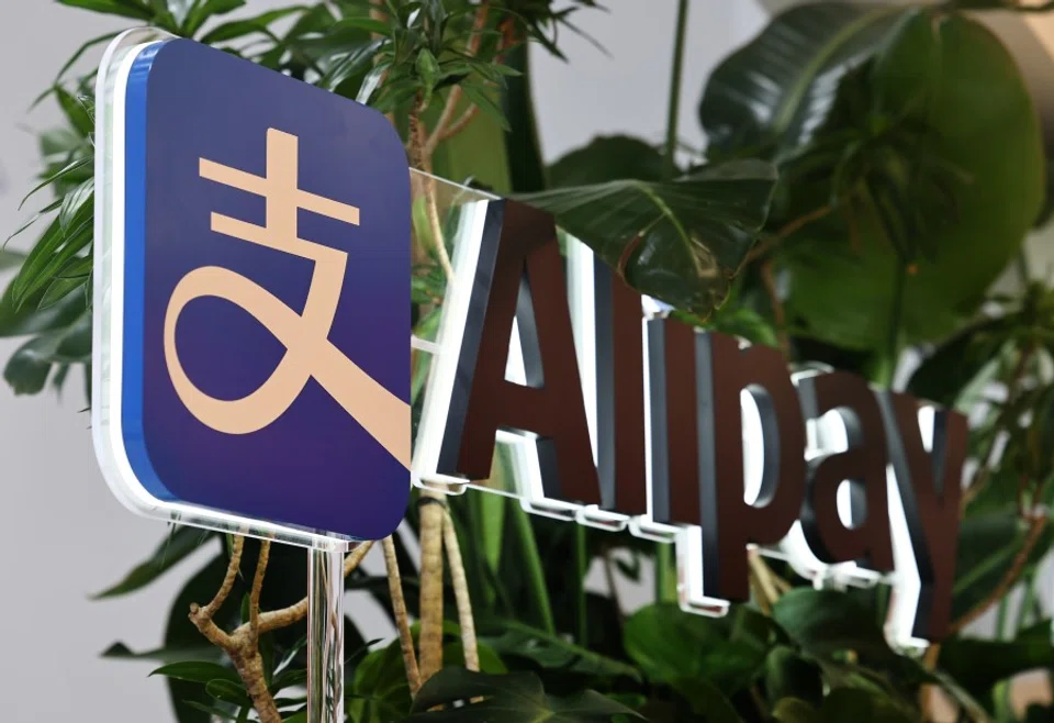 The Alipay logo is seen at the Asian Games 2023, Hangzhou, China. (SPH Media)