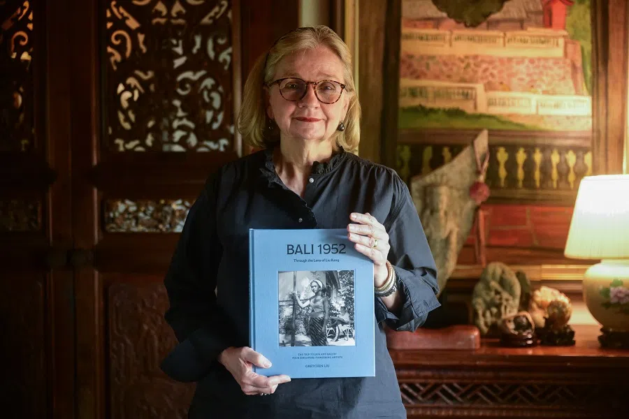 Author Gretchen Liu draws on unseen photographs by her father-in-law, pioneer artist Liu Kang, to reconstruct the events of the seminal 1952 Bali trip in her new book, Bali 1952: Through The Lens Of Liu Kang, 19 February 2025. (SPH Media)
