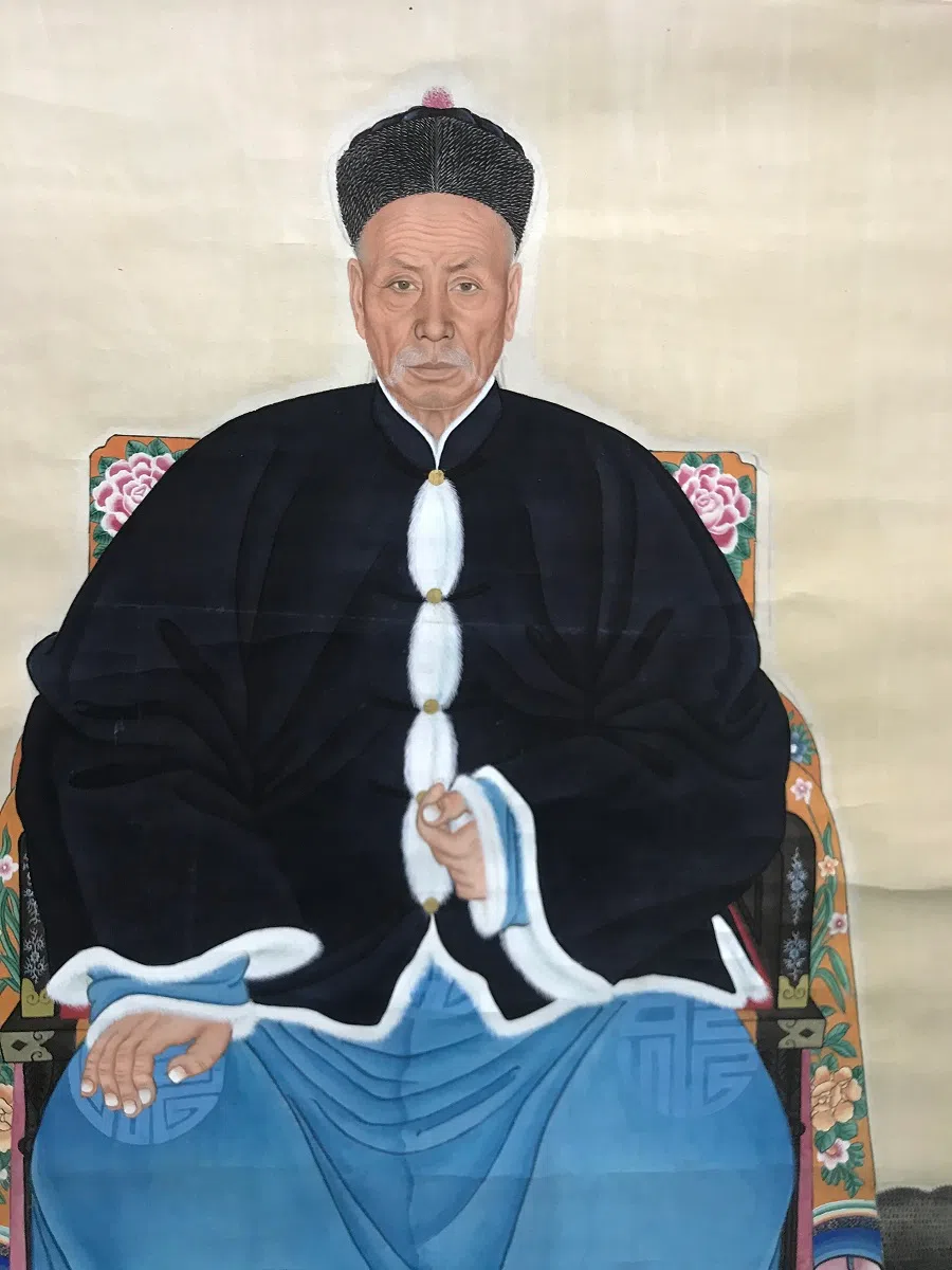 The portrait of Chua Kay Liang’s great-grandfather.