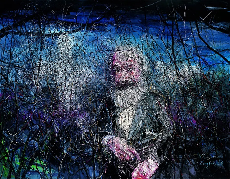 Zeng Fanzhi, Karl Marx - He is from Germany (2007).