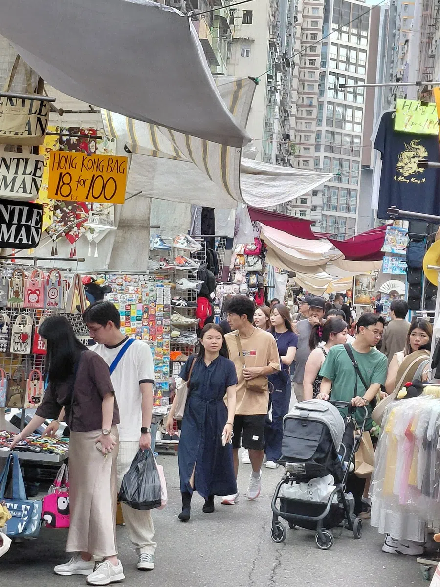 Street hawking is a distinctive part of Hong Kong’s local culture, with Tung Choi Street being an especially famous location. (Tai Hing Shing/SPH Media)