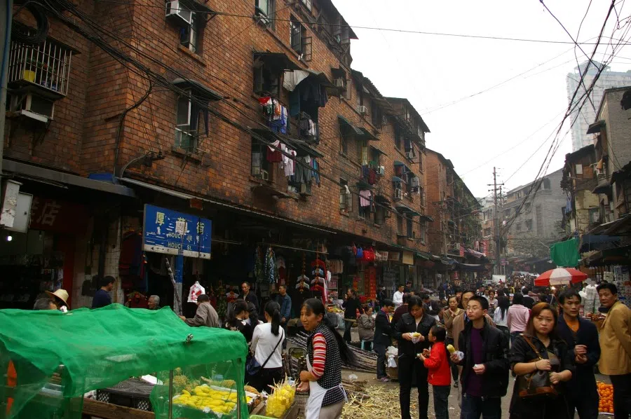 A street in the old Shibati, March 2009. (Wikimedia)