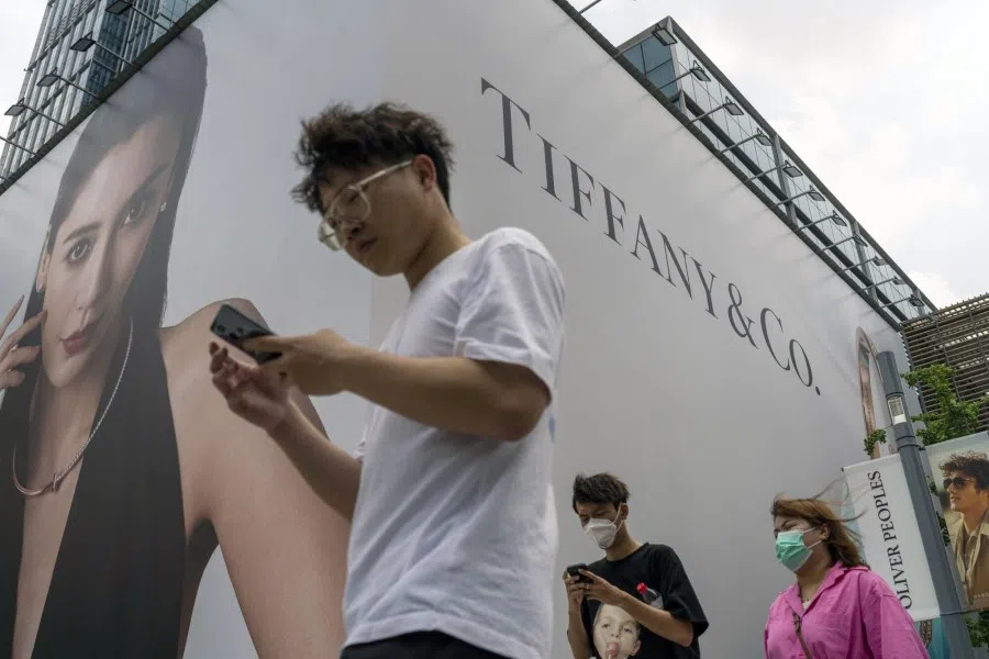 A Tiffany & Co. store in Shanghai, China on 14 June 2023. (Raul Ariano/Bloomberg)