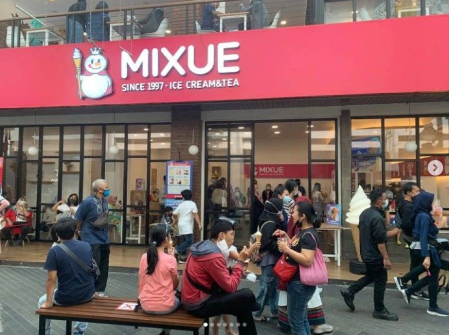 Mixue is popular among the urban youth in Indonesia. (Mixue/Instagram)