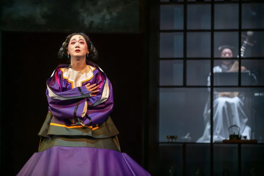 Actor Ren Weichen in The Crab Flower Club. (Esplanade - Theatres on the Bay)