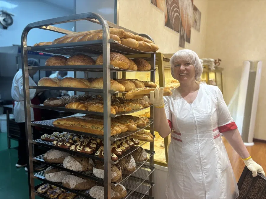 Natalia Troianskaia came to Heihe two years ago to work as a baker.