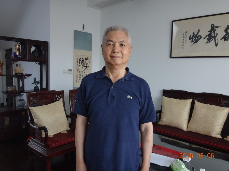 Ke Huanzhang at his home, 2015. (Courtesy of Ke Huanzhang)