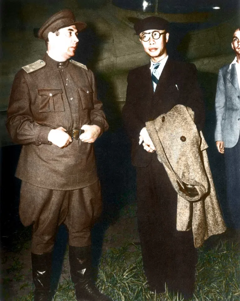 In 1946, Puyi appeared as a witness before the Tokyo War Crimes Tribunal during the Tokyo Trial, to testify about the Japanese army's invasion of China. He said he was under the control of the Japanese army in Kwantung, and reiterated his identity as a Chinese.