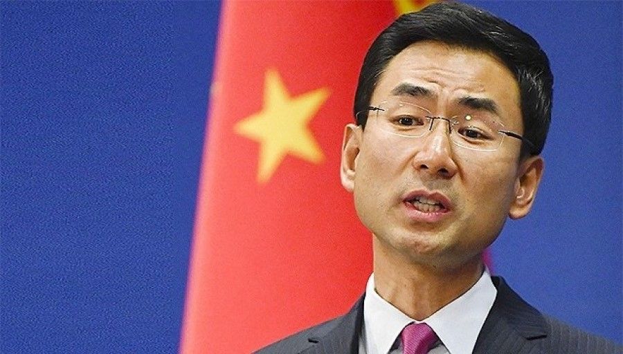 China's foreign ministry spokesperson Geng Shuang said China was open and transparent in releasing information. (Internet)