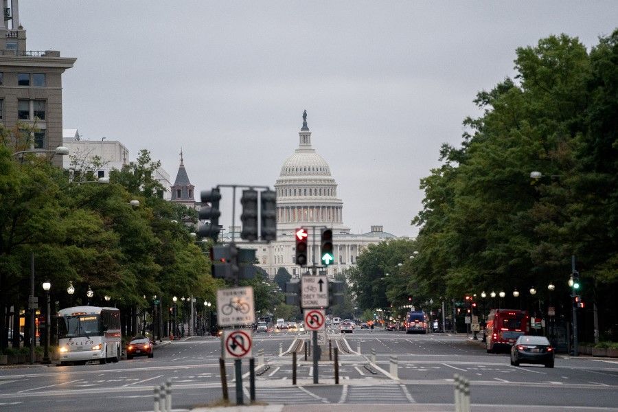The US Capitol in Washington, DC, US, on 7 October 2021. (Stefani Reynolds/Bloomberg)