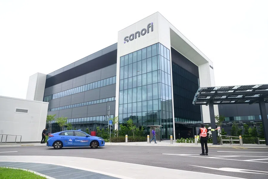 French pharmaceutical giant Sanofi’s new S$800 million facility, Modulus, in Tuas on 27 November 2024. The 58,000 square metre plant is its second factory in Singapore. The facility will be fully operational by mid-2026.