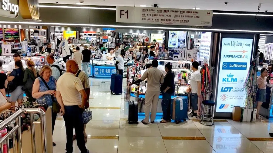 A shot of Hongqiao Market in Beijing.