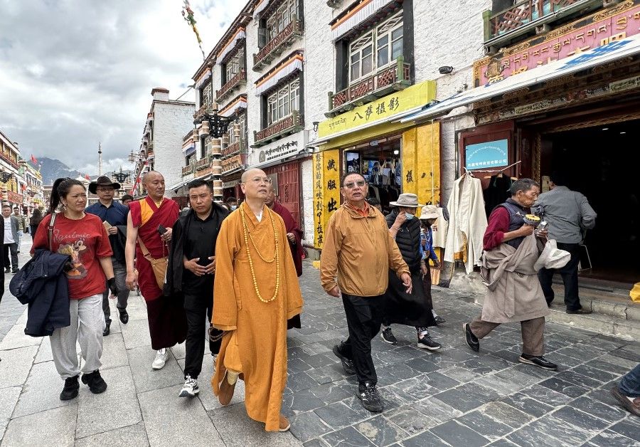 A street in Lhasa, Tibet, 31 July 2023. (CNS)