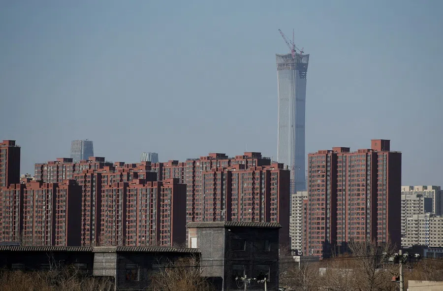 Apartment blocks are pictured in Beijing, China, on 16 December 2017. (Jason Lee/Reuters)