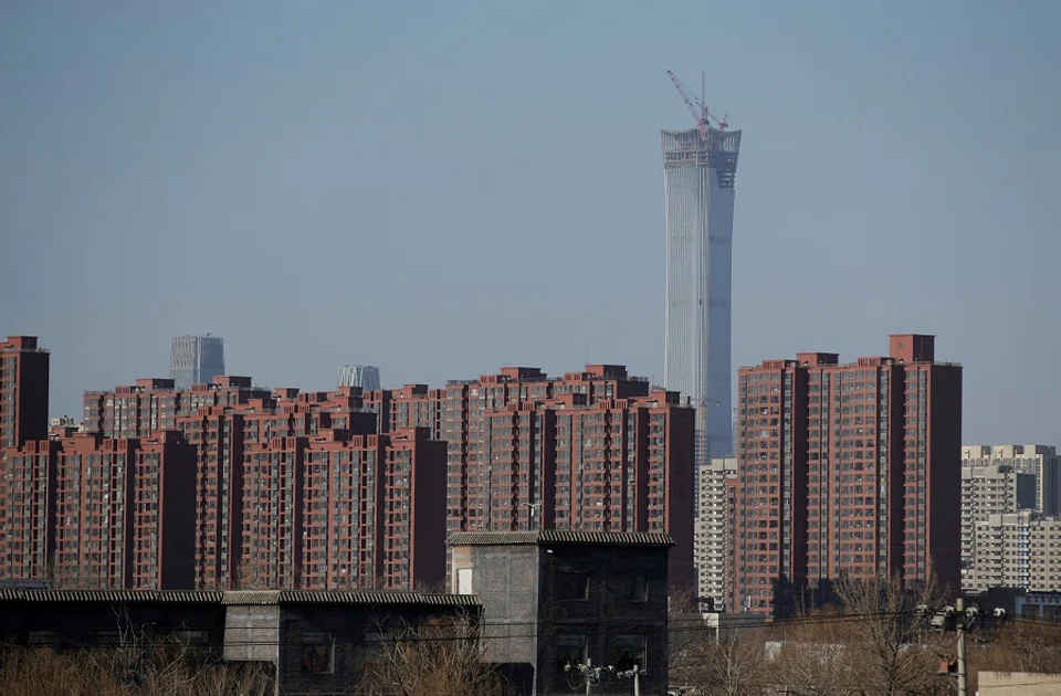 Apartment blocks are pictured in Beijing, China, on 16 December 2017. (Jason Lee/Reuters)