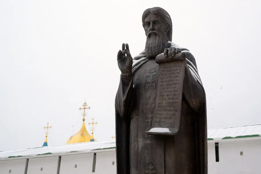 A monument of Sergius of Radonezh near the Trinity Lavra of St. Sergius. (iStock)