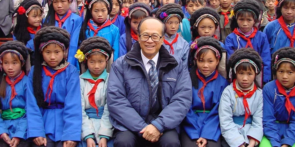 A shot of Li Ka-shing. (Li Ka Shing Foundation)
