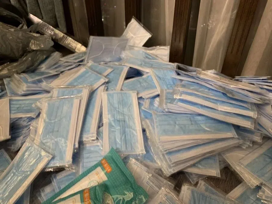 Masks that An bought and delivered. (Photo provided by the interviewee/Quanmin gushi jihua/Pengpai Hao)