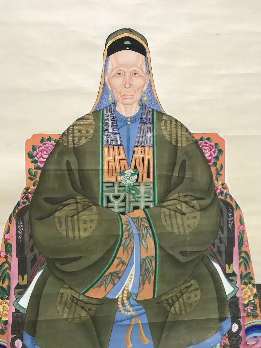 The portrait of Chua Kay Liang’s great-grandmother.