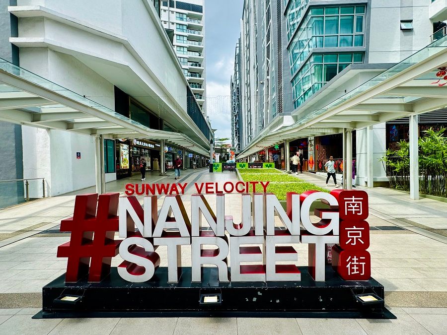 Nanjing Street at Sunway Velocity Mall, Kuala Lumpur.
