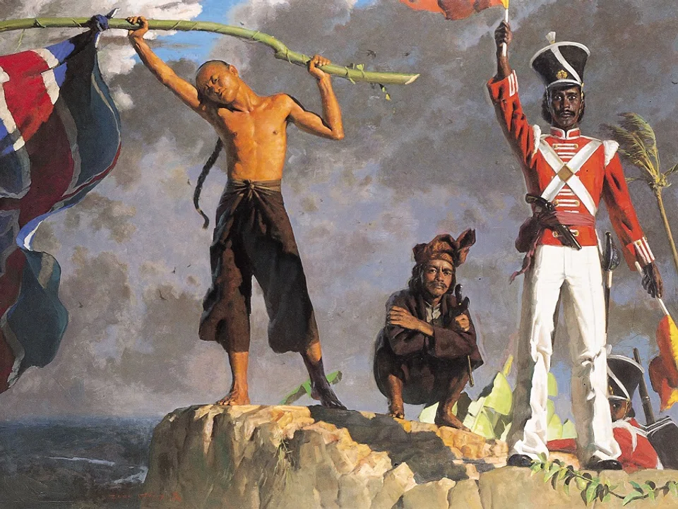 Siew Hock Meng, The Dawn of an Era, 2000. (Photo provided by Teo Han Wue)