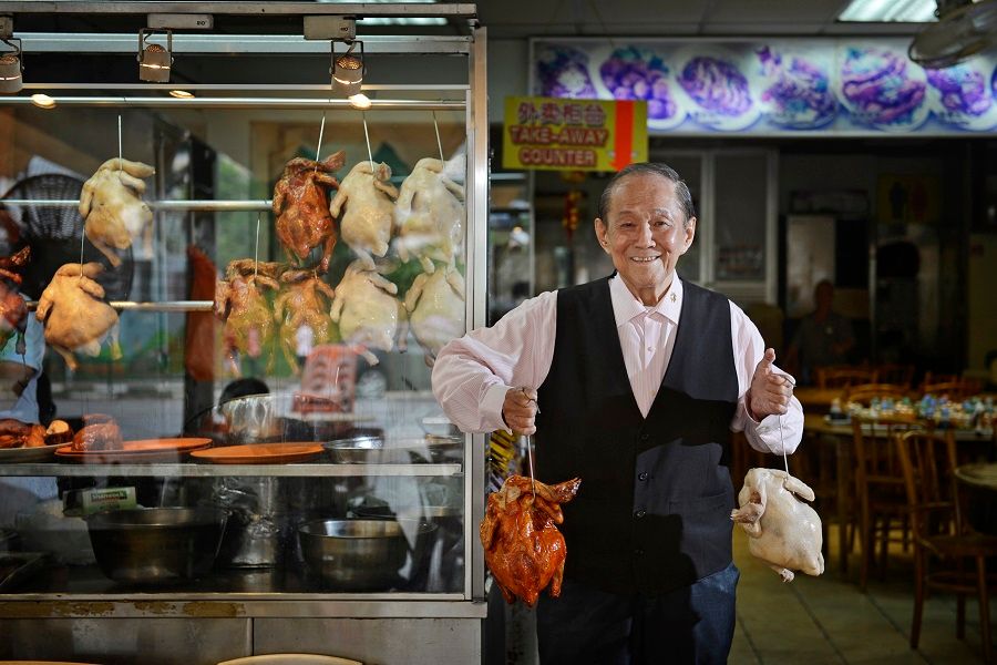 Mr Wee Toon Ouut, founder of Wee Nam Kee Chicken Rice Restaurant, who passed on in 2019. (SPH Media)